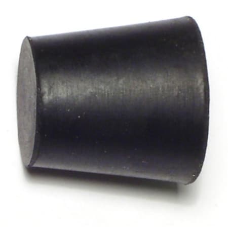 MIDWEST FASTENER 1" x 25/32" x 1" #4 Black Rubber Stoppers 4PK 65867